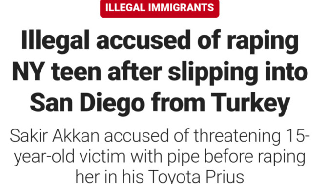 Every single time I turn on the news I'm hearing a story about some young girl who was raped/murdered by an illegal. Why are we tolerating this?