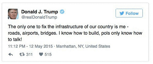 Yes, Trump Planned To Have Infrastructure And Didn’t Deliver It!!! 👎, A Former Trump Supporter NEVER Forgets!