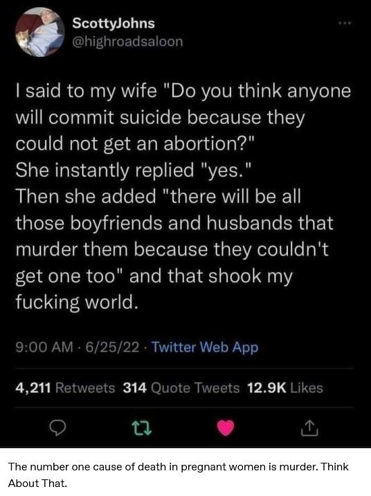 Should women be permitted to murder unborn human beings?