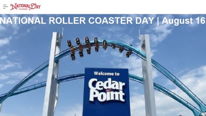 Today is National RollerCoaster Day, do you enjoy roller coasters?