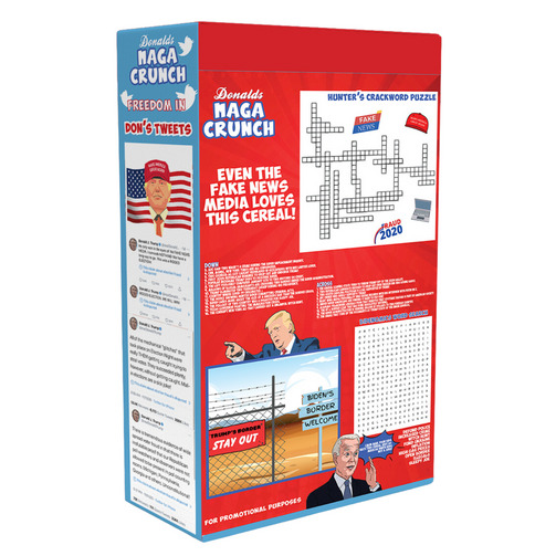 So, will you buy a box of Trump’s cereal, Maga Crunch? ?