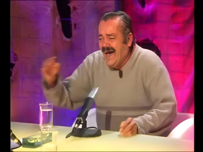 Does this mans laugh make you laugh?