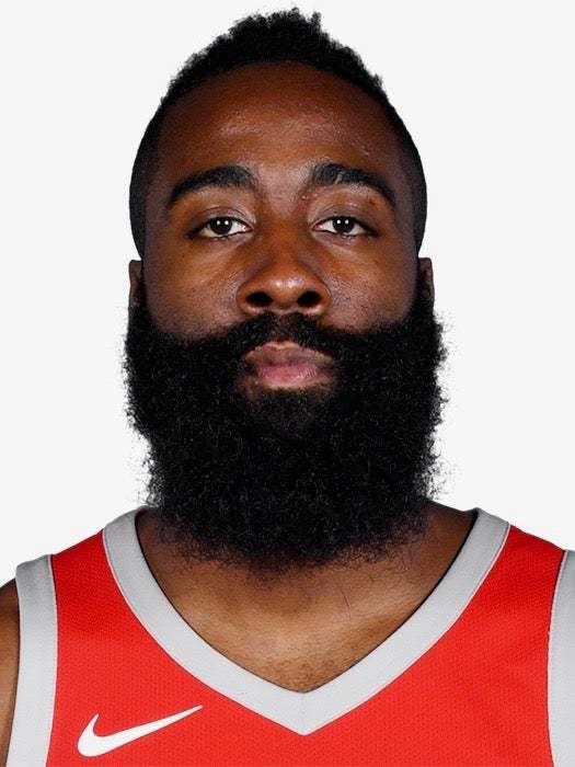 Since people ask questions about beards on men and how attractive it makes them, do you think James Harden looks that much better with a long beard?