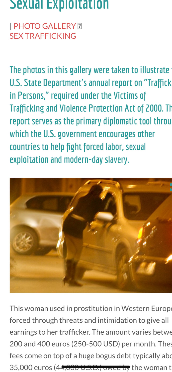 What do you think about modern day slavery?