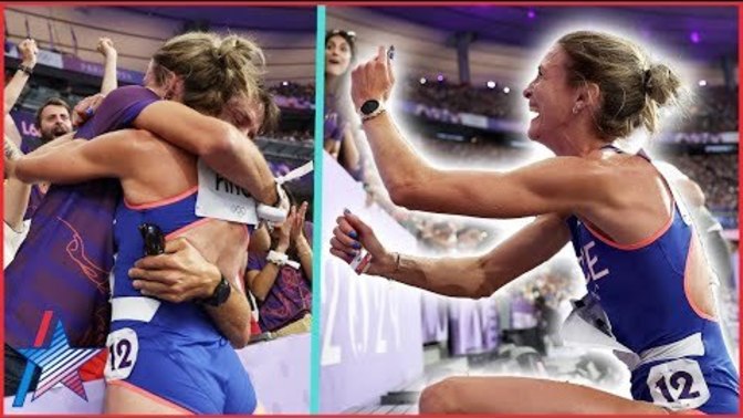 What did you think when olympian Alice Finot proposed to her boyfriend at the olympics?