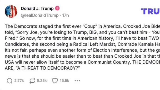 Is Trump having a Toddler Tantrum?