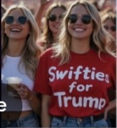 What is more believable, Swifties for Trump or MAGA for Kamala?