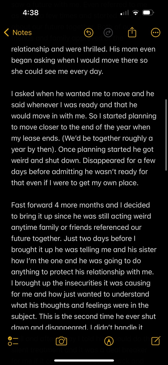 Will he regret it eventually and want to try to work things out?