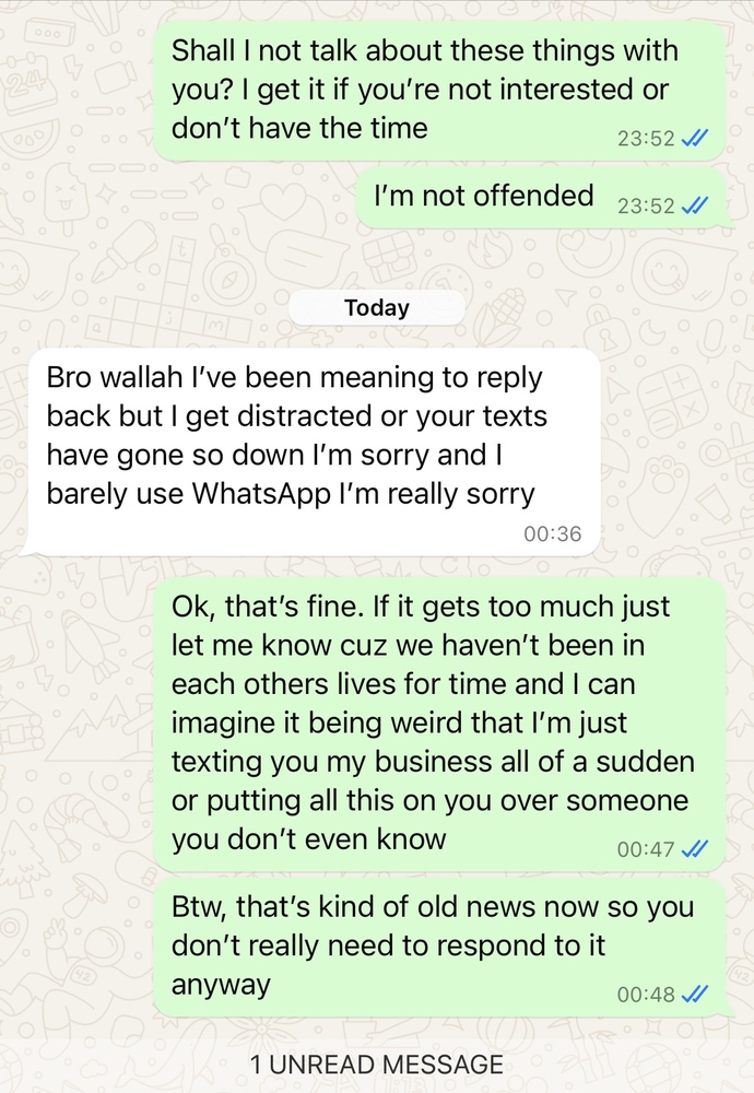 Friend hasn’t answered my messages in almost a month, I confronted her about it?