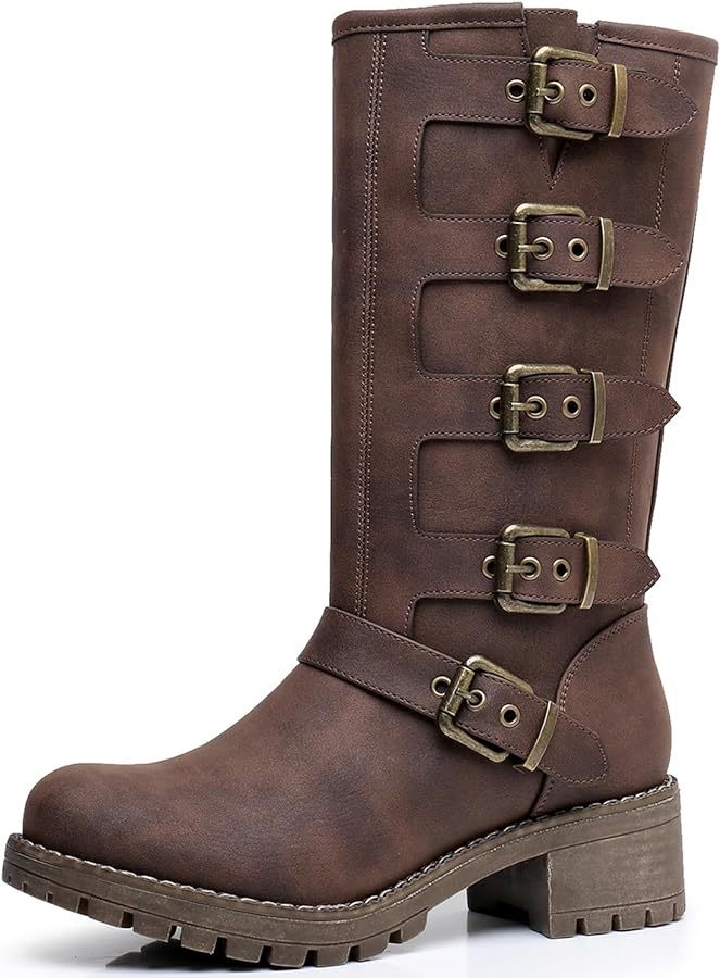 Which motorcycle boot will go good with this outfit?