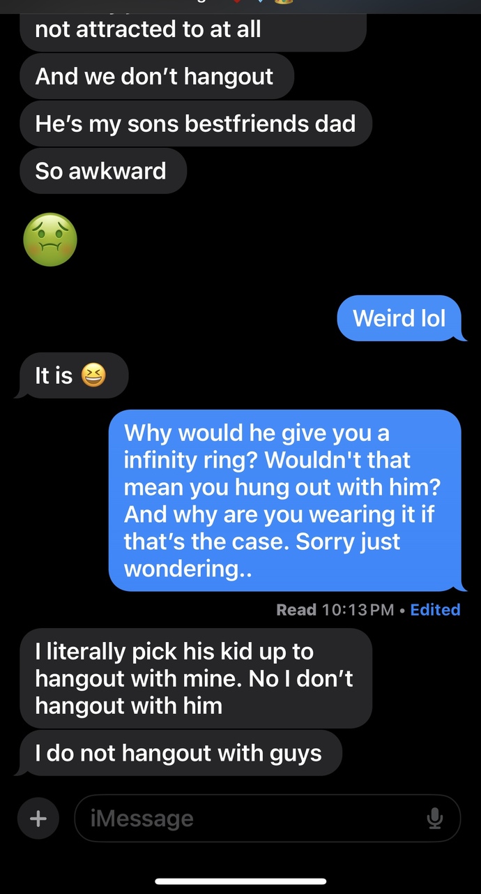 Is she lying to me?