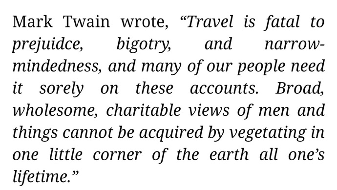Do you agree with this Mark Twain quote?