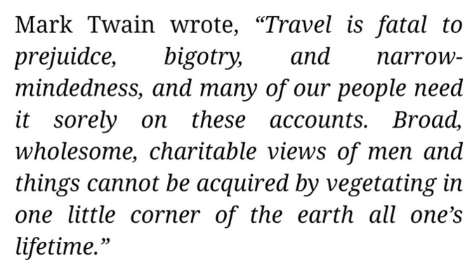 Do you agree with this Mark Twain quote?