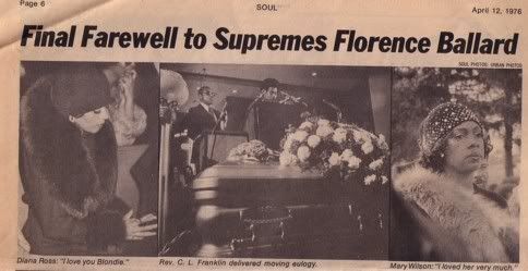 Diana Ross is the only living member of the Supremes. How sad is that?
