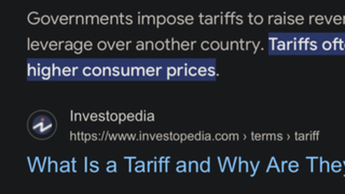 Trump doesn’t know how tariffs work. Why are you voting for stupidity?