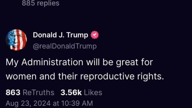 Does any woman (or man) believe him after he admitted to gutting Roe?