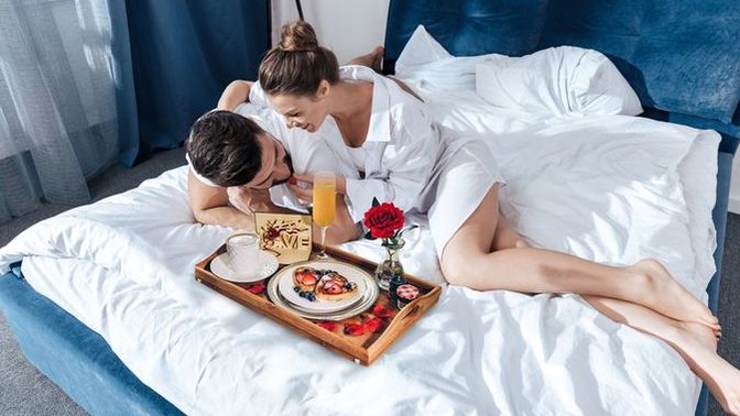 Do you surprise your lover with breakfast in bed?