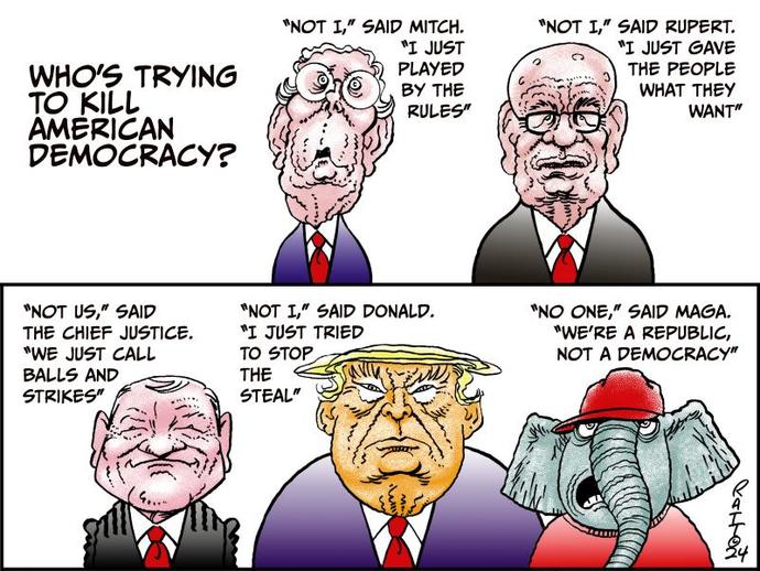 Who tried to kill democracy?