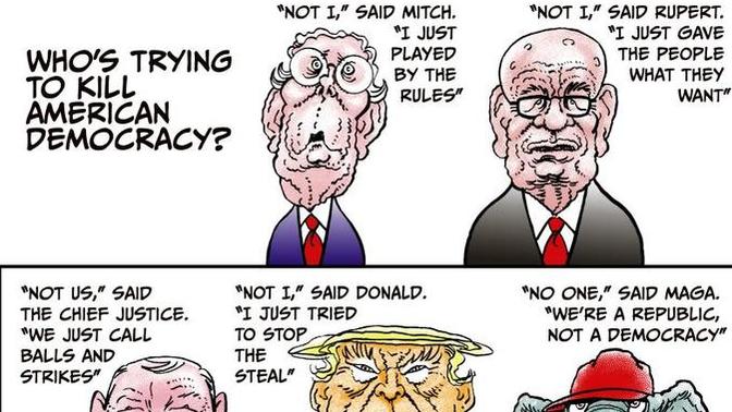 Who tried to kill democracy?