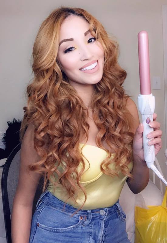 What curls would look best with this simple top?