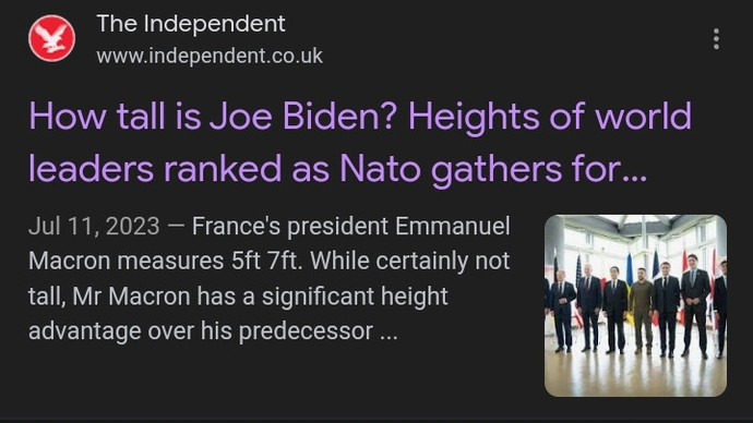 Don't you think Emmanuel Macron, the president of France, is very handsome?