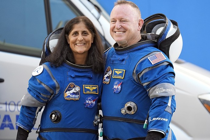 Two NASA astronauts are stuck in space. Do you think you could handle it if you were stuck in space until February 2025?