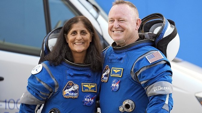 Two NASA astronauts are stuck in space. Do you think you could handle it if you were stuck in space until February 2025?