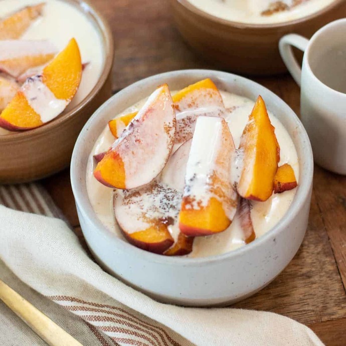 Peaches and cream