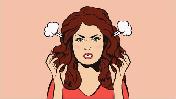 Why do some women get upset when you're trying to ignore them?