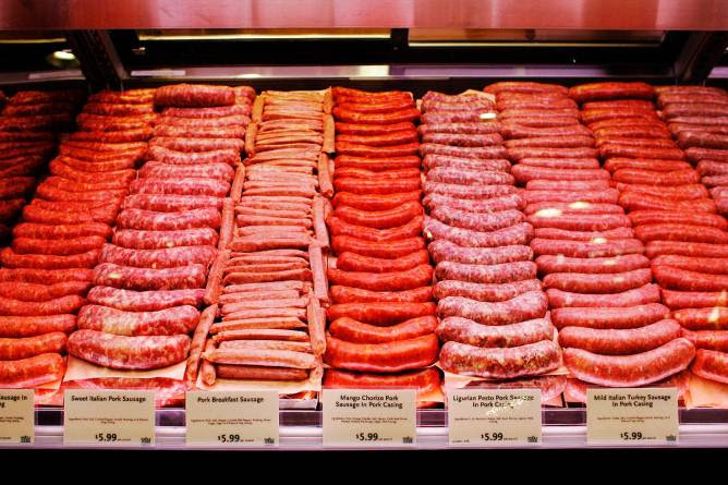 Do increased SAUSAGE SALES indicate a WEAK ECONOMY?