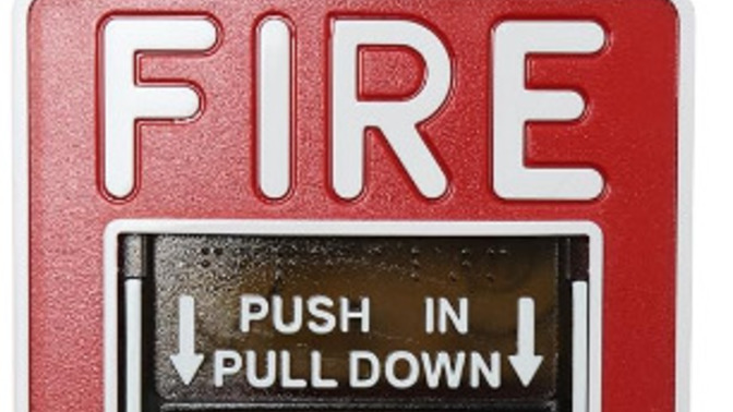 For those who sleep NAKED, what do you do when the FIRE ALARM sounds?