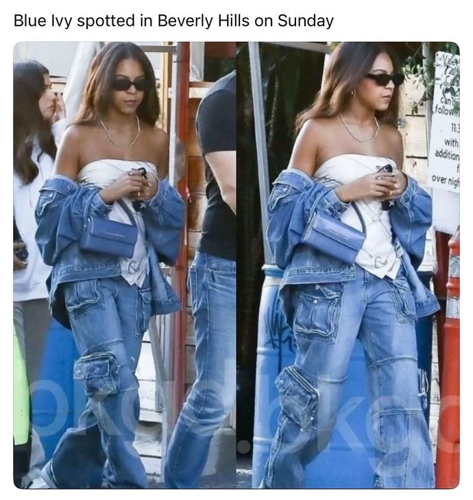 What are your thoughts of Beyonce’s daughter Blue Ivy spotted out in Beverly Hills?