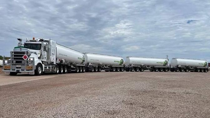 Where would you see such a truck?