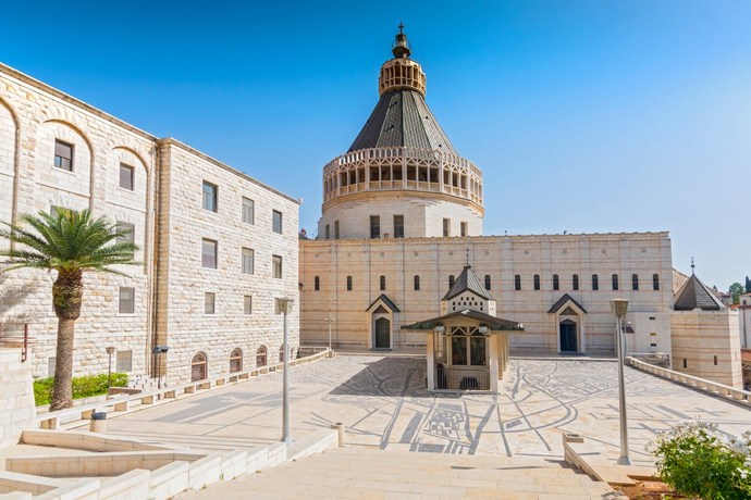 Reconstructed church in Nazareth