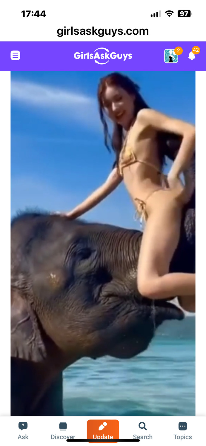 Does this picture remind you of Kamala riding a Republican?