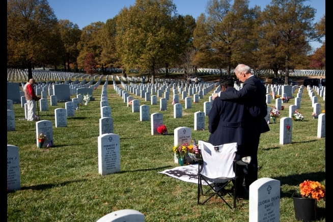 How do you feel about the Trump campaign using Arlington National Cemetery for a photo op?