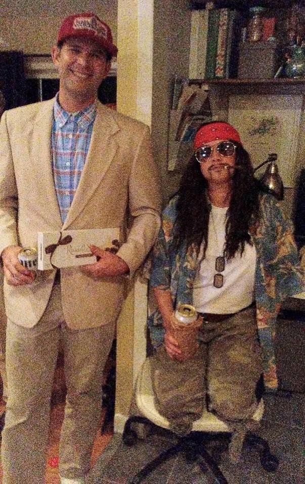 Forrest Gump and Lieutenant Dan