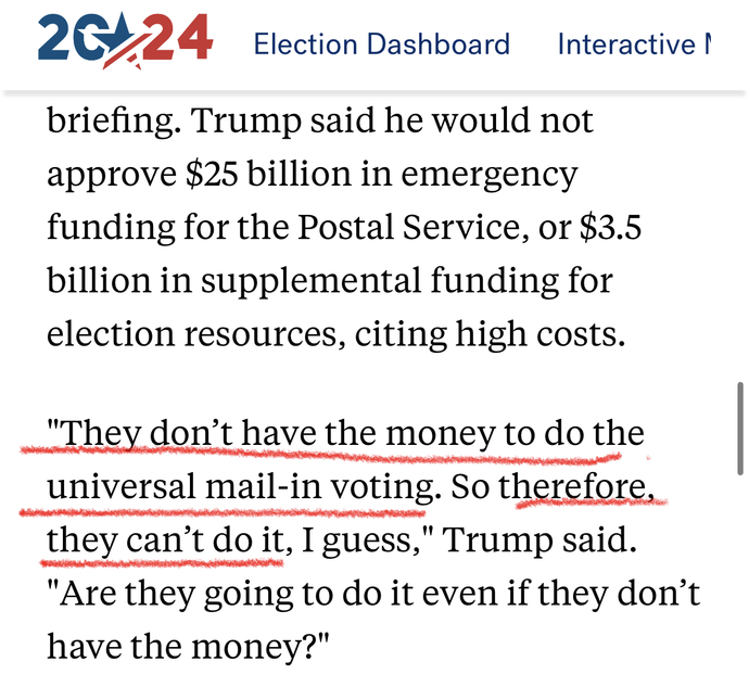Trump is NOT destroying the usps. Why are democrats always lying?