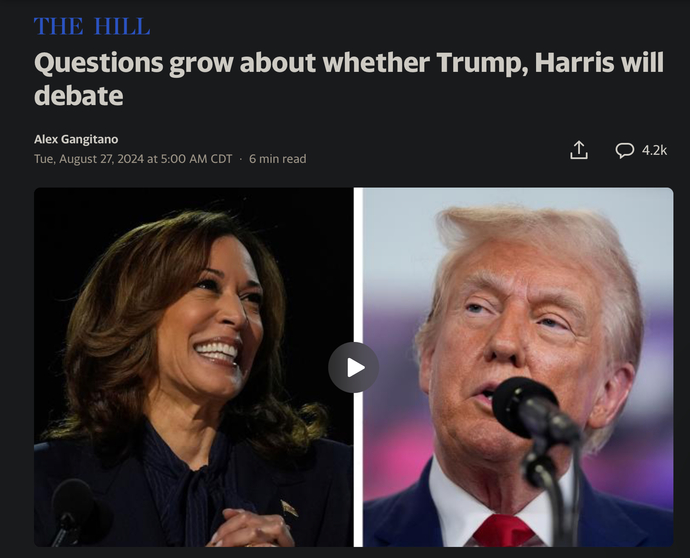 Isn’t it alarming that “muted microphones” is the contentious issue in the debate?
