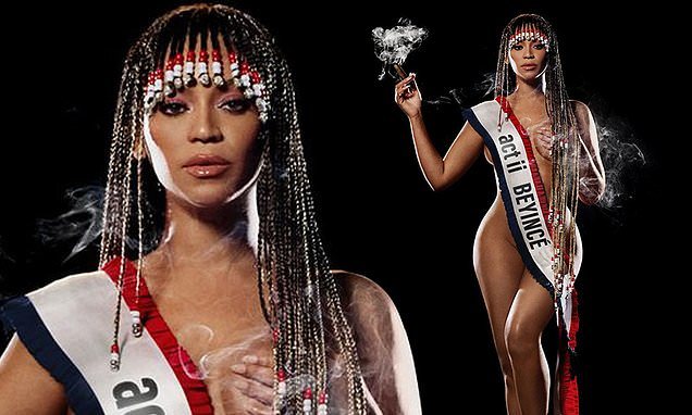 Why is Beyonce most of the time half naked?