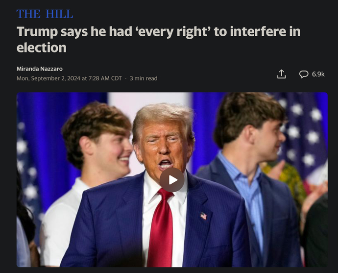 So Trump confesses?