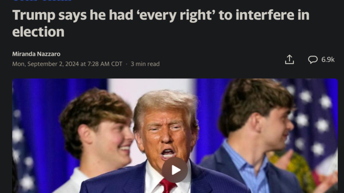 So Trump confesses?