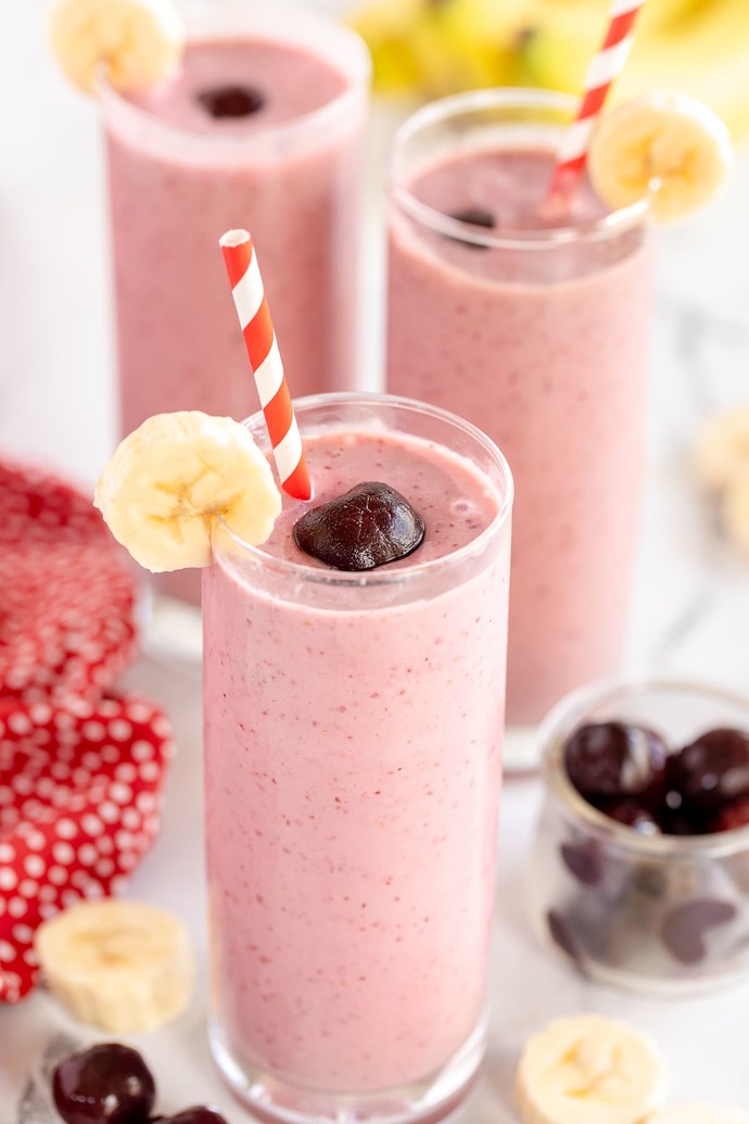 Would you try a cherry banana smoothie?