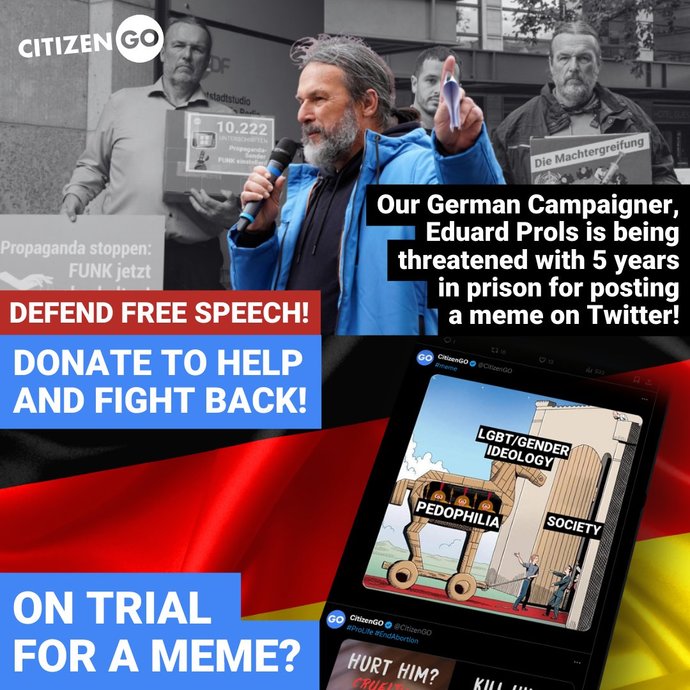 So what was that about Germany having free speech?