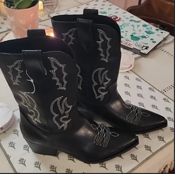 What do you think of my new boots?