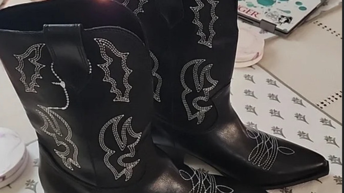 What do you think of my new boots?