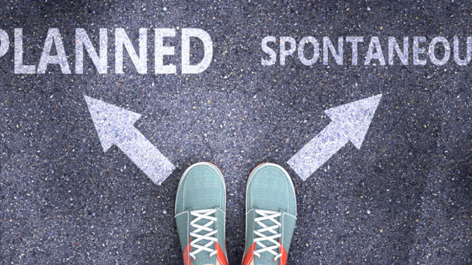 Do you like to make plans ahead of time, or do things more spontaneously?