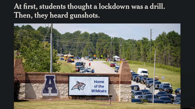 Are schools supposed to be danger zones?