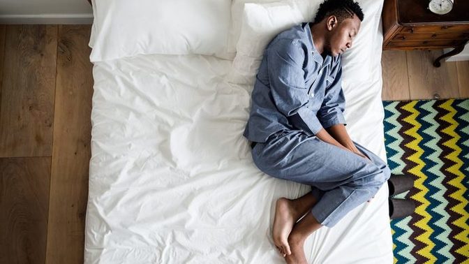 Which spot do you like to sleep on your bed?