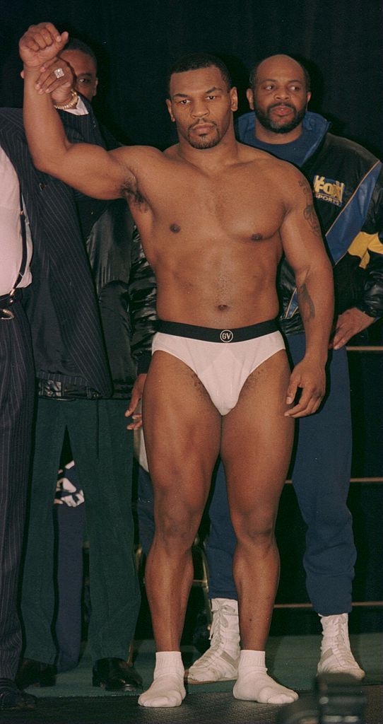 Ladies, do you find mid 90s out of Prison Mike Tyson with facial hair and body sexy here?